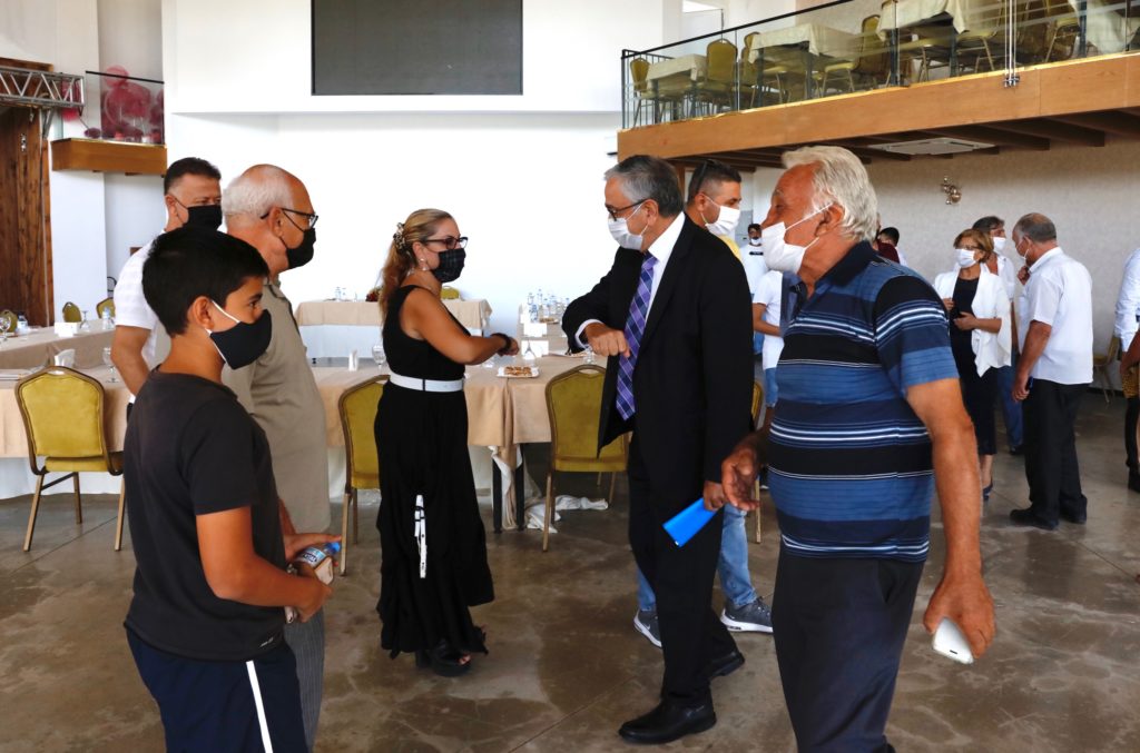 Cumhurbaşkanı Akıncı Lefkoşa sınırları içerisindeki muhtarlarla görüştü