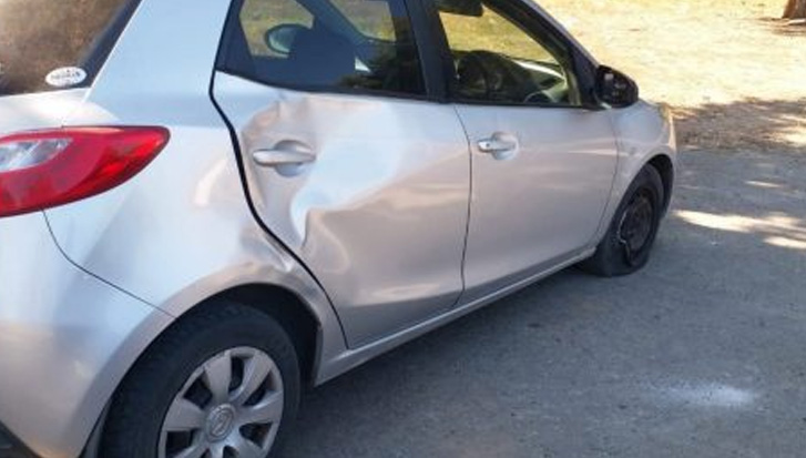 Direksiyon hakimiyetini kaybetti hamile kadına çarptı!