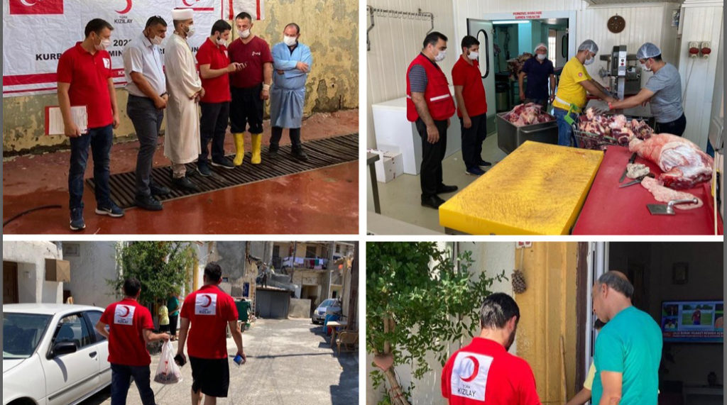 Türk Kızılayı, 2 bin 500 aileye kurban dağıttı