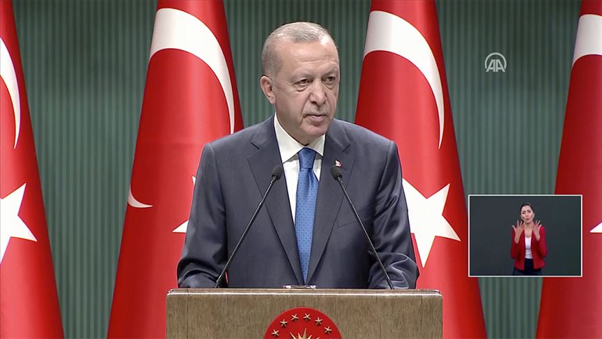 Erdoğan: Mevcut durum kabul edilebilir değil, vaka artışlarından endişe duyuyoruz