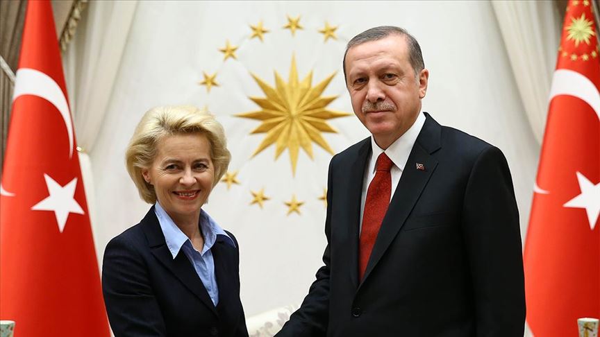 Erdoğan AB Komisyonu Başkanı ile görüştü