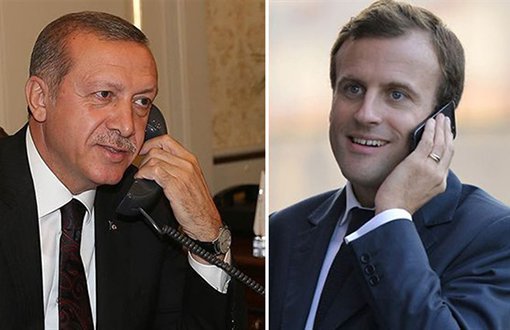 Erdoğan, Fransa Cumhurbaşkanı Macron ile telefonda görüştü