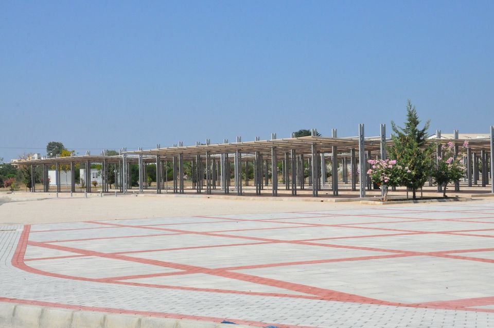 Güzelyurt açık pazarı, bu hafta yeni yerinde hizmet verecek