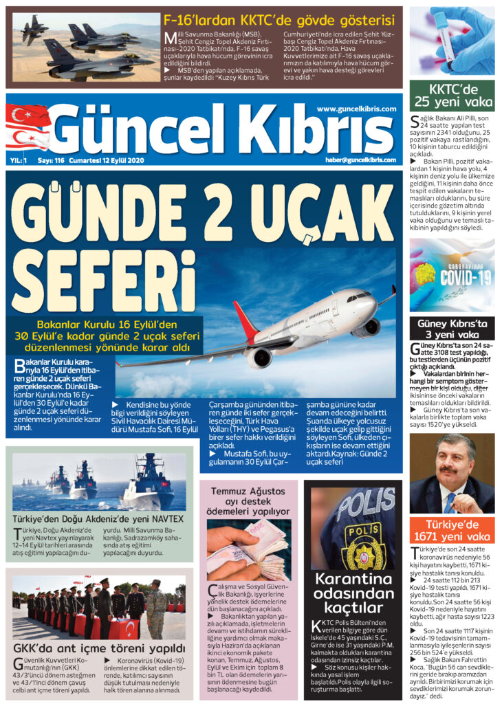 Güncel Kıbrıs Gazetesi, güncel kibris, guncel kibris