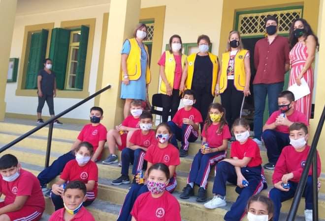 Girne Ada Lions Kulübü ve Girne Leo Kulübü Esentepe ilkokulunda göz taraması gerçekleştirdi