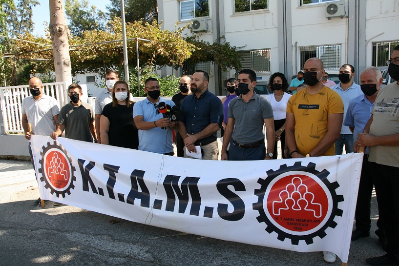 KTAMS Maliye Bakanlığı önünde eylem yaptı