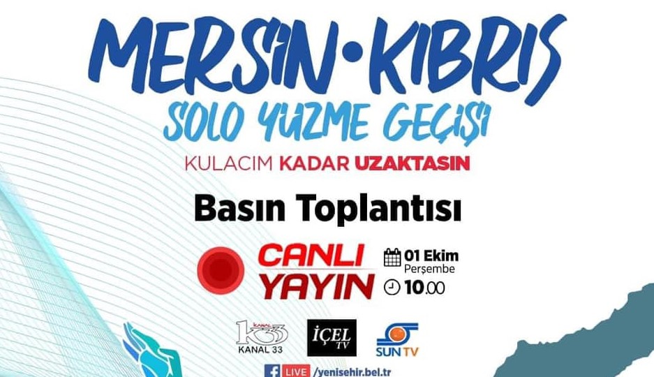 Milli yüzücü Emre Seven Türkiye’den KKTC’ye yüzecek
