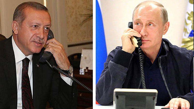 Erdoğan ile Putin telefonda görüştü