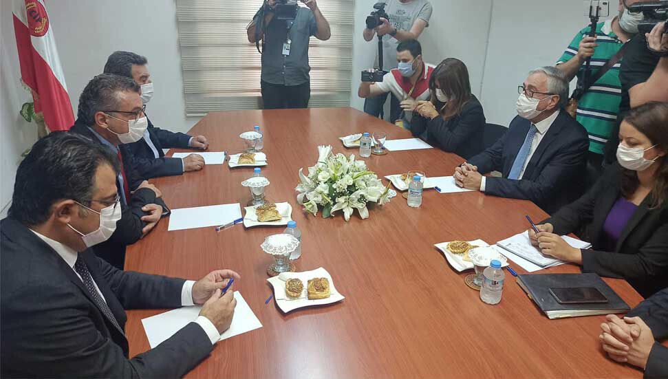 Akıncı CTP’de… Erhürman: “Kararı Parti Meclisi verecektir”