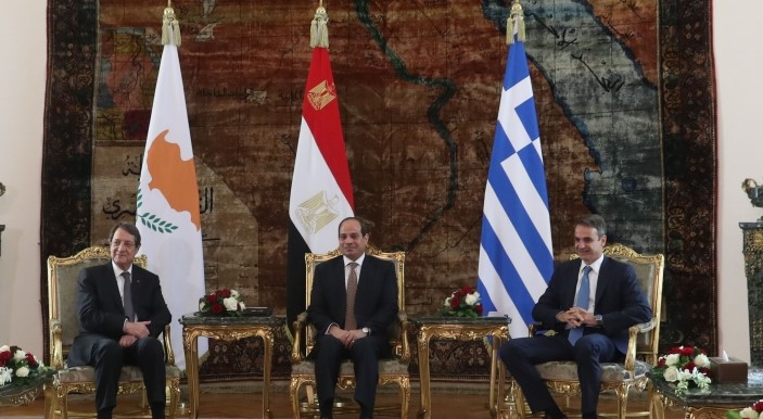 8’inci Güney Kıbrıs-Yunanistan- Mısır zirvesinde ‘Türkiye’ konuşuldu!