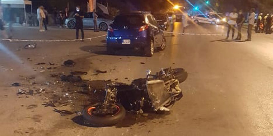 Girne’de ölümlü kaza!