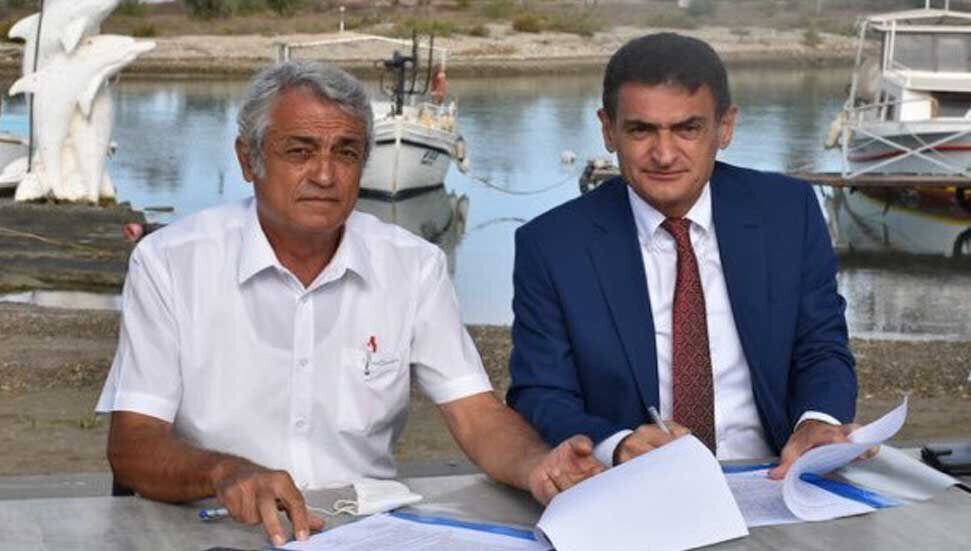 Laguna’daki arazi, Gazimağusa Balıkçılık ve Su Ürünleri Kooperatifi’nin kullanımına açıldı