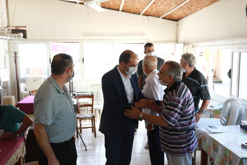 Özersay Taşkınköy Spor Kulübü’nü ziyaret etti