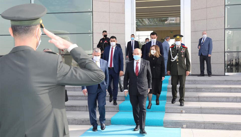 Cumhurbaşkanı Tatar Ankara’dan, resmi törenle uğurlandı