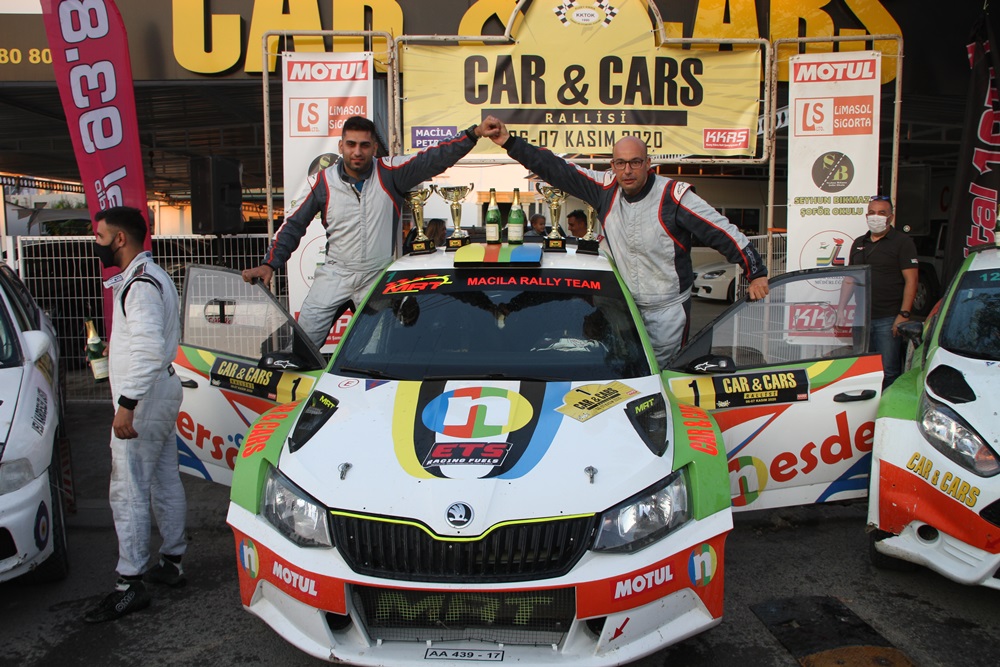 Kuzey Kıbrıs Ralli Şampiyonası’da şampiyon, Macila-Koyuncu ikilisi