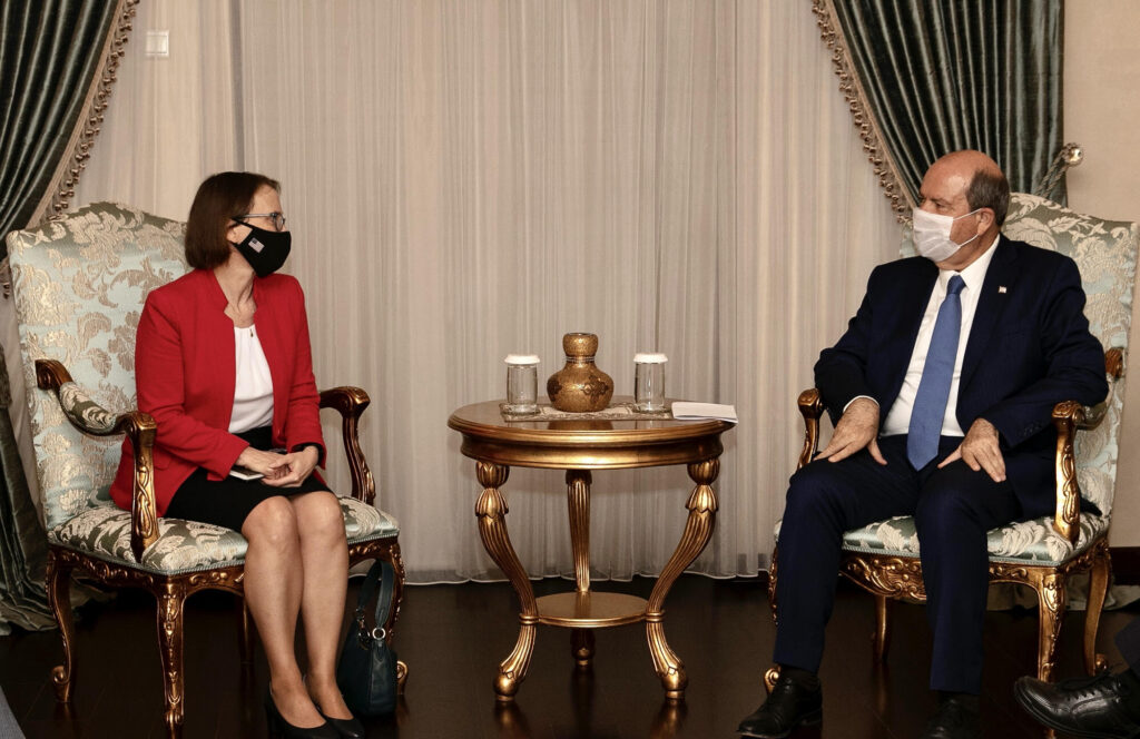 Cumhurbaşkanı Tatar, ABD Lefkoşa Büyükelçisi Garber’i kabul etti