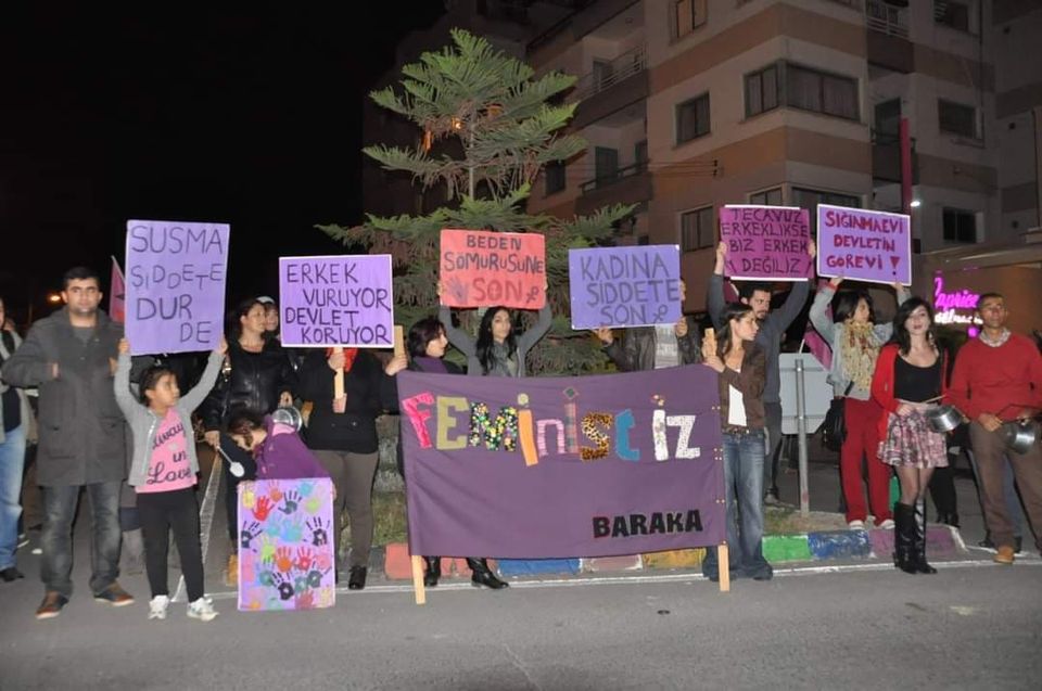 Kadına Karşı Şiddetle Mücadele yürüyüşü