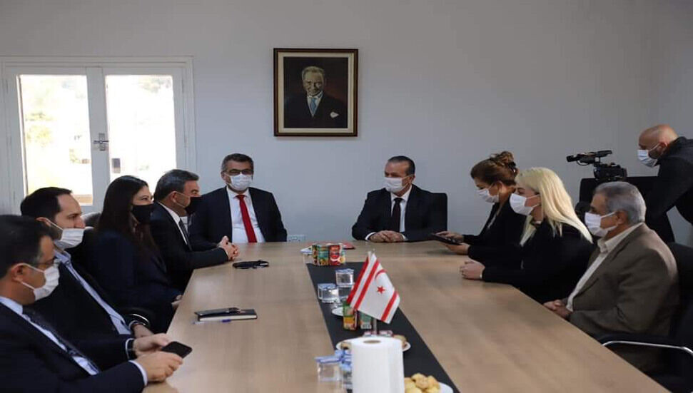 Erhürman DP’de… “Olumlu ve verimli bir görüşme oldu”