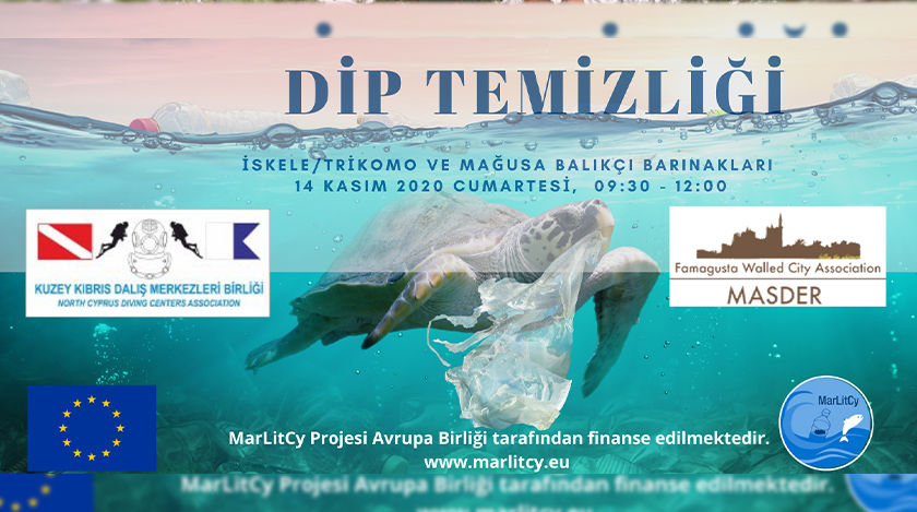 İskele ve Mağusa Balıkçı Limanları’nda dip temizliği