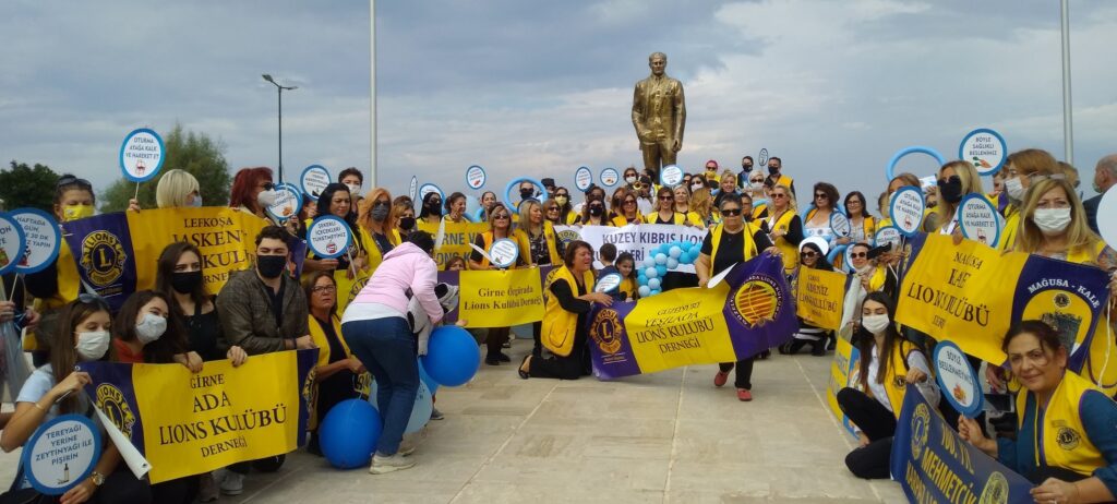 Lionslardan farkındalık yürüyüşü