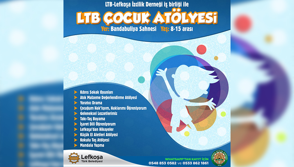 LTB çocuklara yönelik atölye çalışmaları düzenliyor