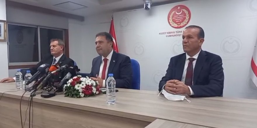 UBP-DP-YDP hükümet protokolü imzalandı