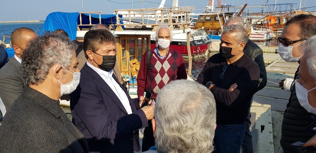 Gazimağusa Limanı’ndaki ahşap iskelenin tamiratı için girişim başlatıldı