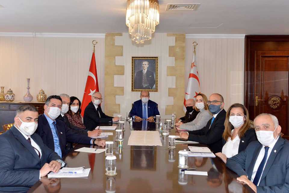 Cumhurbaşkanlığı’nda Kıbrıs konulu değerlendirme toplantısı yapıldı