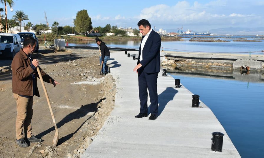 Laguna Balıkçı Barınağı’nda sona geliniyor