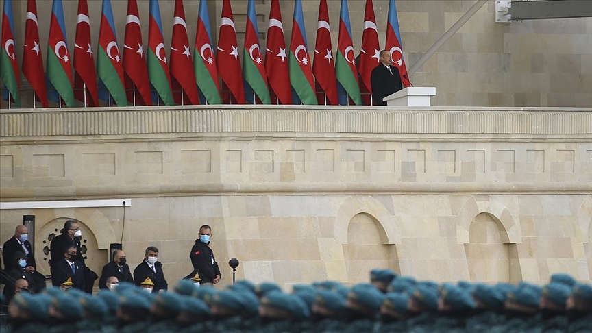 Aliyev: “Vatan muhaberesinin ilk saatlerinden itibaren Türkiye’nin desteğini hissettik”