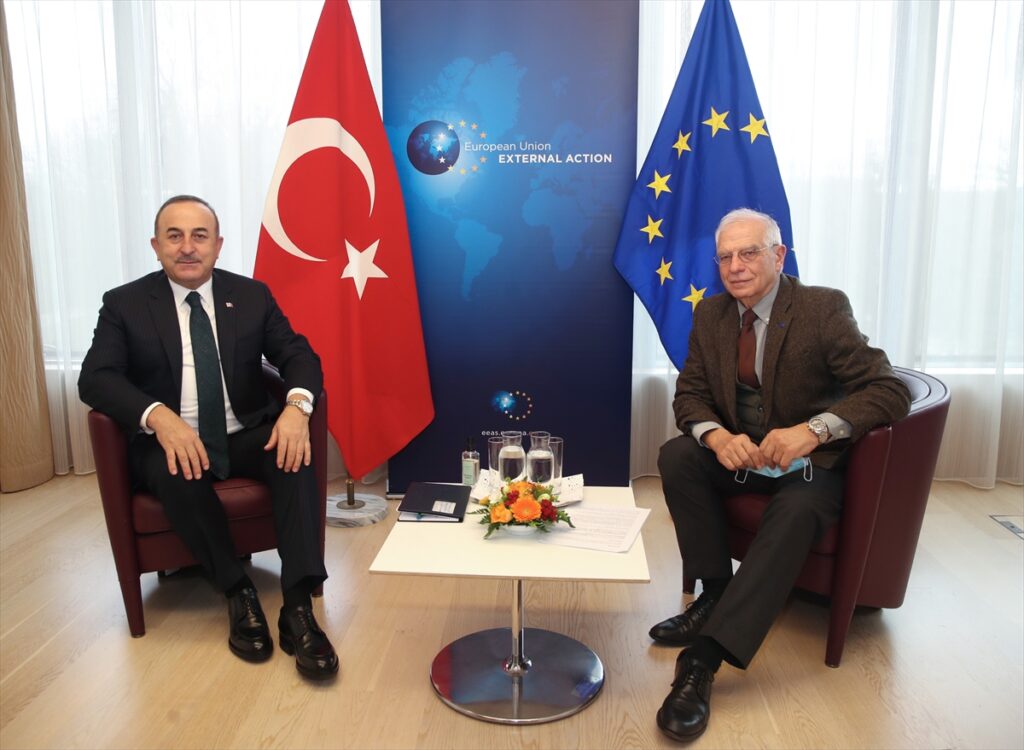 Çavuşoğlu ile Borrell Brüksel’de bir araya geldi
