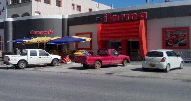Gazimağusa’da süpermarket deposunda yangın