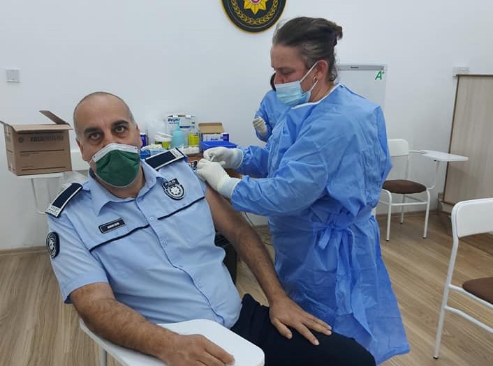Polis teşkilatında aşılanma başladı