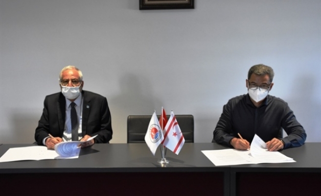 Girne Belediyesi ve Denkay Başel Sosyal Gelişim Vakfı arasında, protokol imzalandı