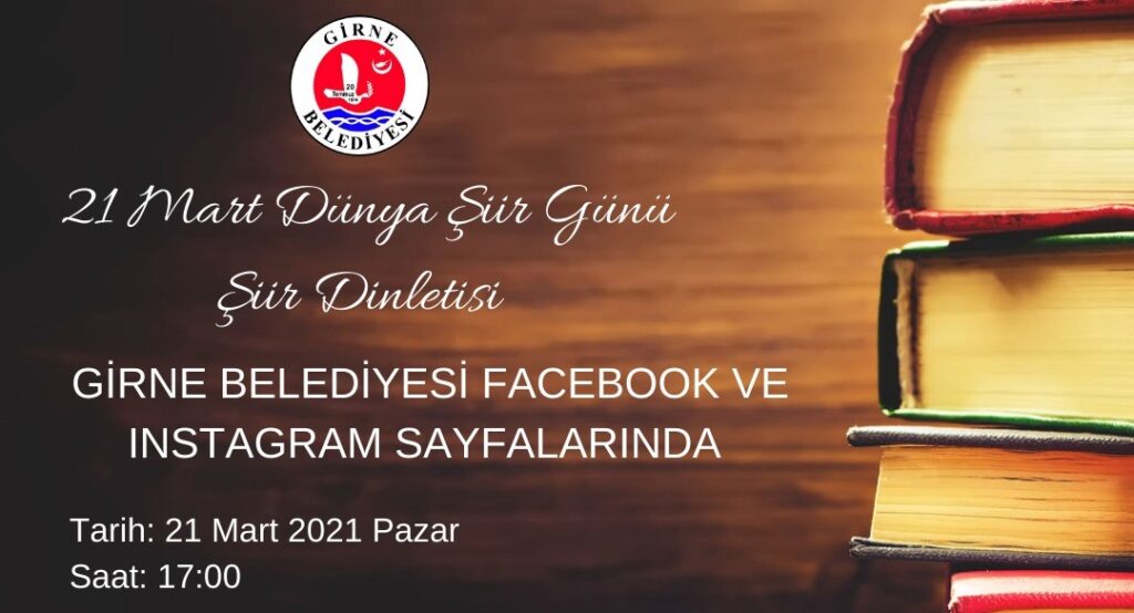 Girne Belediyesi’nden dijital ortamda şiir dinletisi
