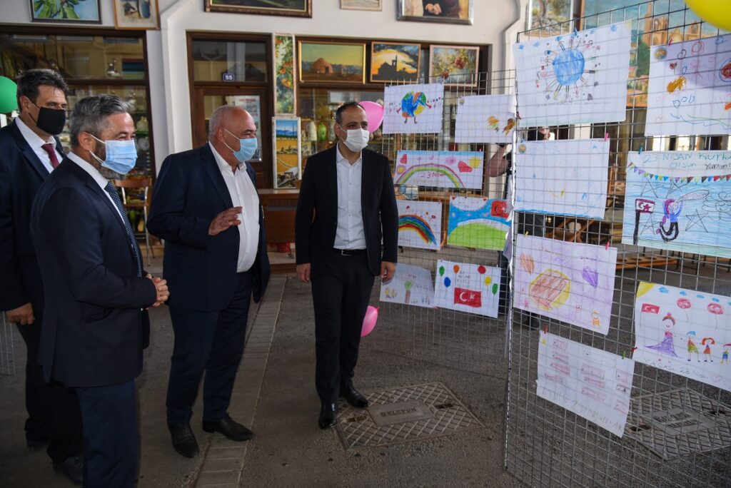 23 Nisan Temalı Resim Sergisi, Bandabuliya’da açıldı
