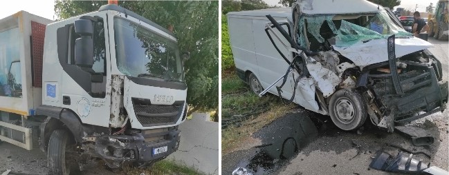 Yedikonuk-Mehmetçik anayolunda trafik kazası