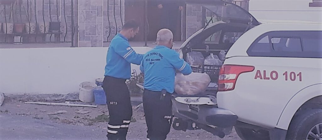 Sivil Savunma Teşkilatı Başkanlığı İftar yemeği dağıttı