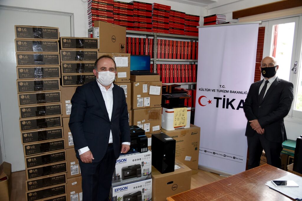 TİKA’dan TAK’a teknik ekipman desteği