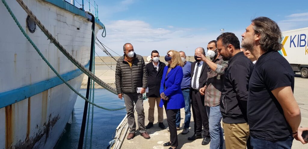 Ulaştırma Bakanı Canaltay Girne Turizm Limanında incelemelerde bulundu