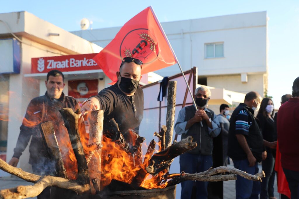 CTP’nin barış ateşi İskele ve Güzelyurt’ta da yakıldı