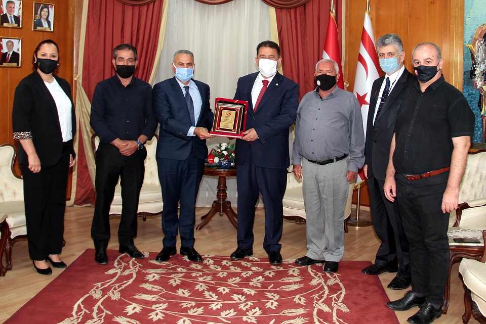 Saner, KKTC Kempo Savunma Sporları Federasyonu’nu kabul etti