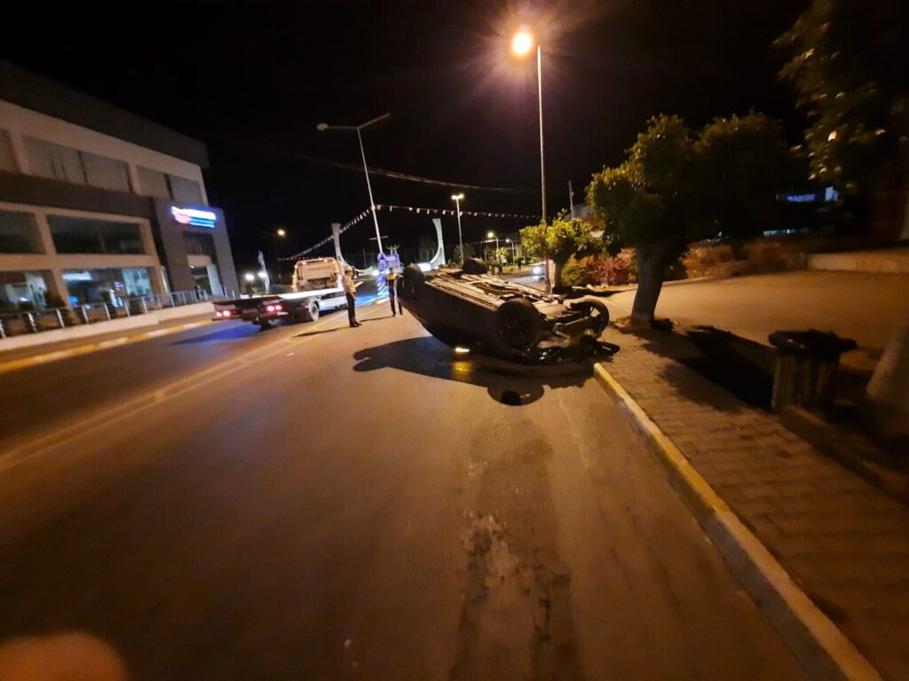 Alkollü sürücünün marifeti!