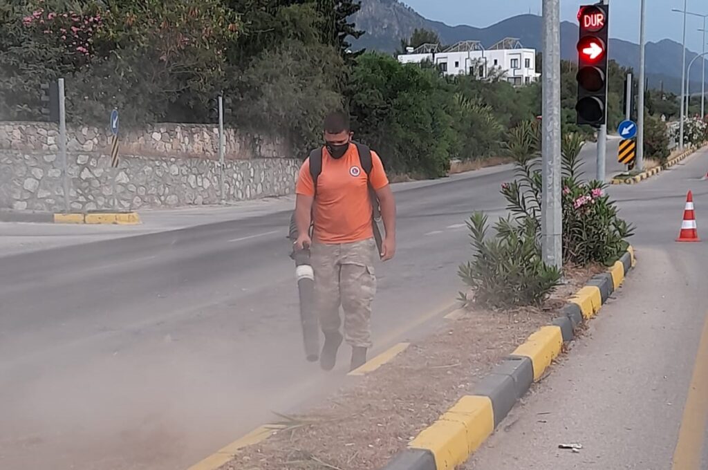 Girne’de temizlik çalışmaları başlatıldı