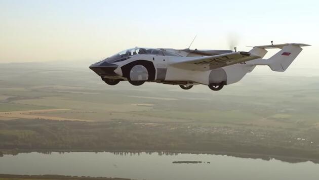 Uçan otomobil Aircar’dan test uçusu