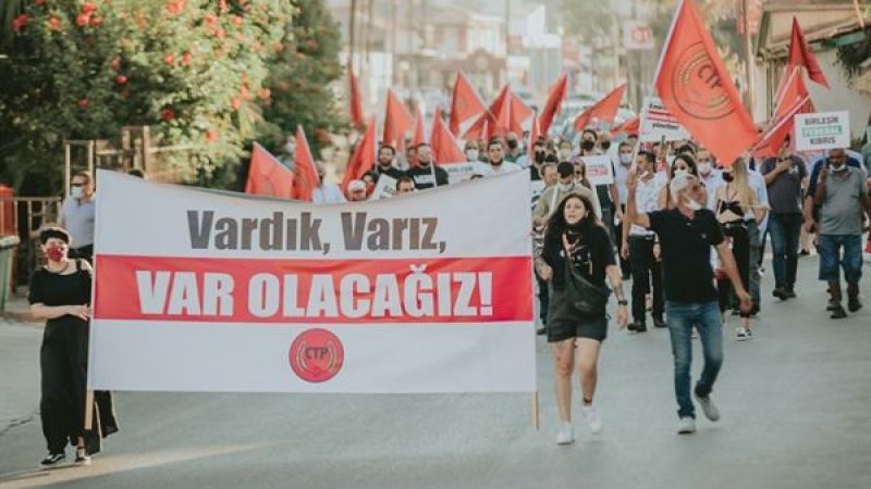 CTP ilk eylemini Lefke’de yaptı