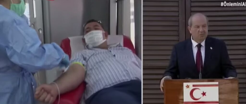 “Cumhurbaşkanı Tatar’ın eşi Sibel Tatar himayelerinde kan bağış etkinliği yapıldı”