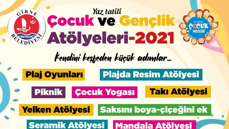 ‘Yaz Tatili Çocuk Atölyeleri’ başlıyor