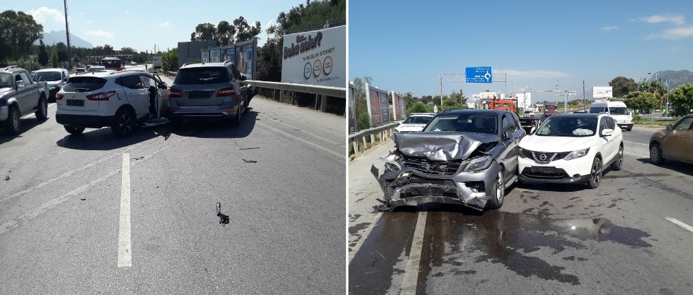 Girne – Alsancak yolunda kaza