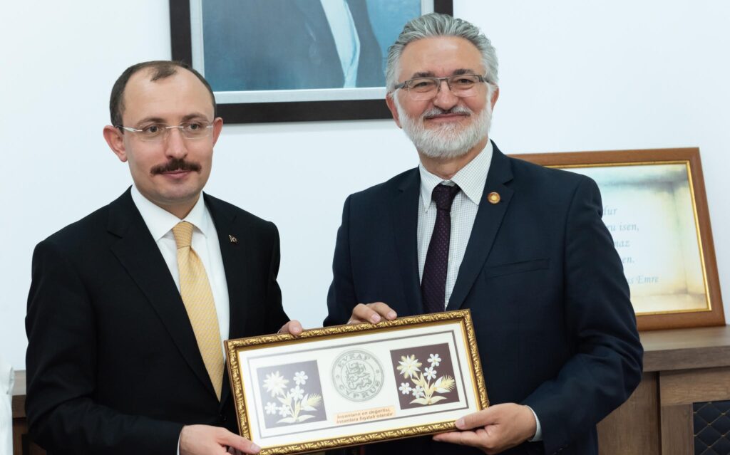 TC Ticaret Bakanı Muş, Benter’i ziyaret etti